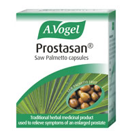 Prostasan Saw Palmetto capsules used to relieve symptoms of an enlarged prostate