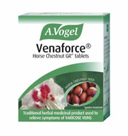 Venaforce, Horse Chestnut tablets for the relief of the symptoms of varicose veins