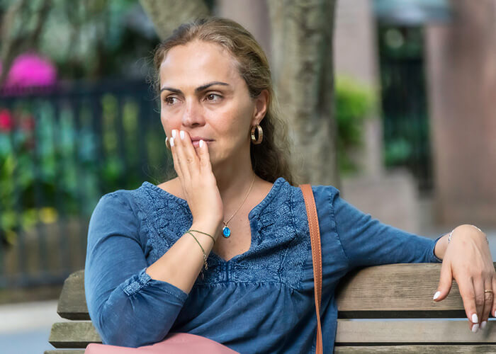 Dry symptoms of perimenopause and menopause