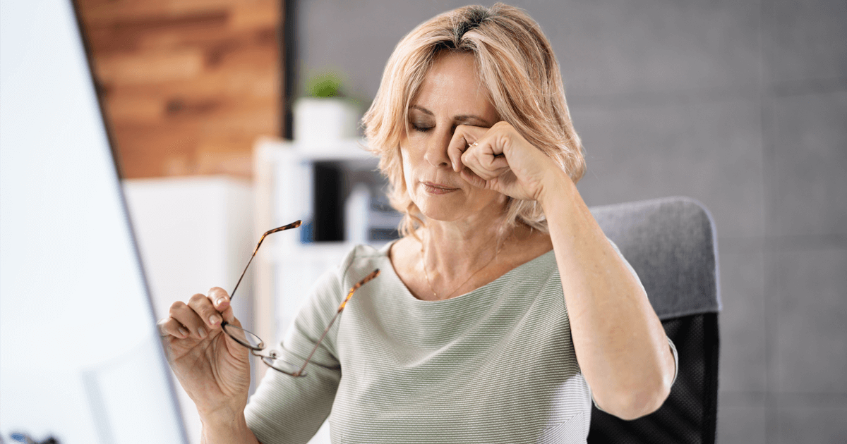Are dry eyes a symptom of perimenopause? A.Vogel Talks Menopause