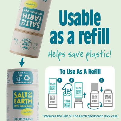 Salt of the Earth Unscented Natural Deodorant Stick