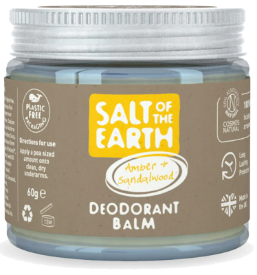 Salt of the Earth Amber & Sandalwood Natural Deodorant Balm