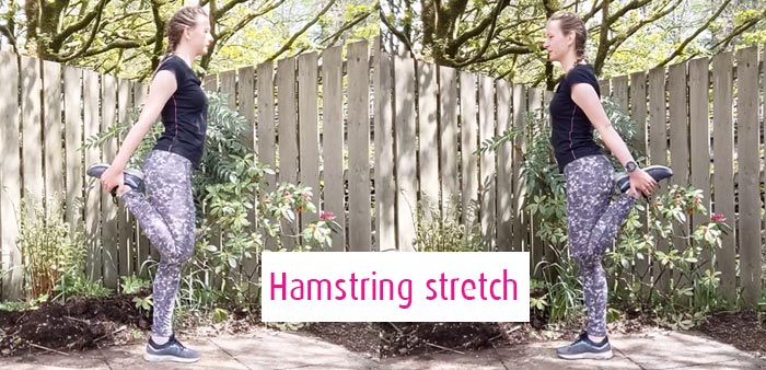 Hamstring stretch
