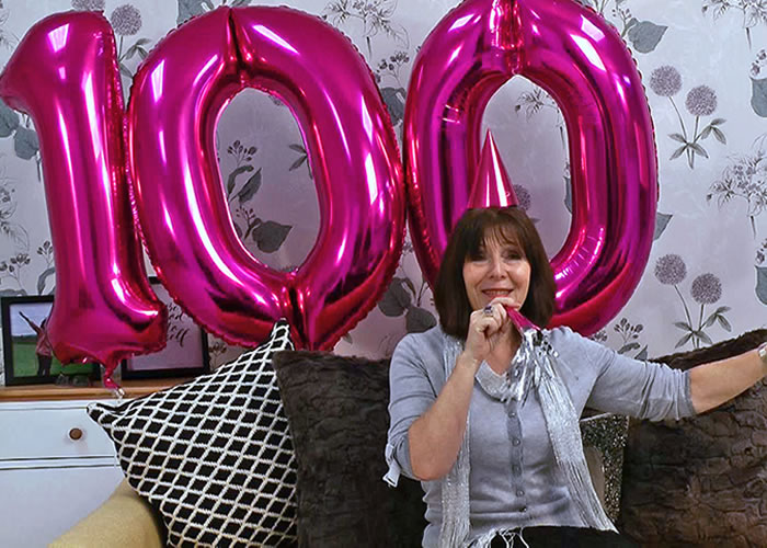 My 100th video: what tips have you found most successful? 