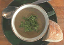 Aubergine and Lentil Soup