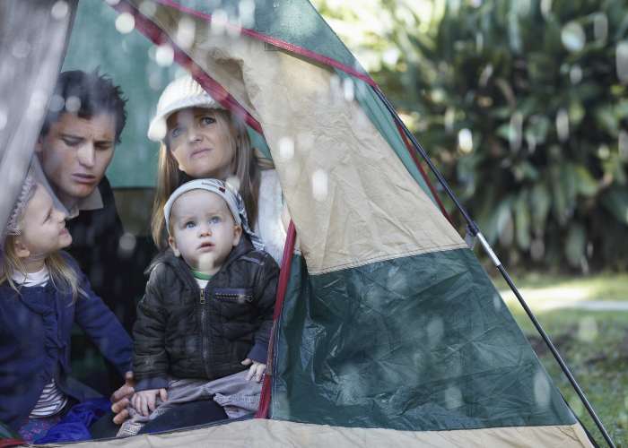 Tips for camping in wet weather
