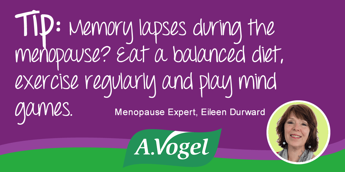 Memory lapses and menopause causes and solutions during the menopause.