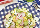 Potato Salad with Cucumber and Radish