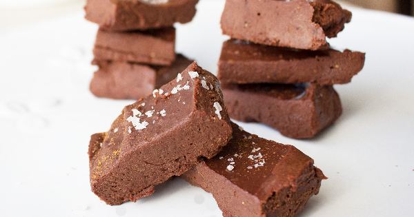Salted Cacao & Almond Butter Fudge