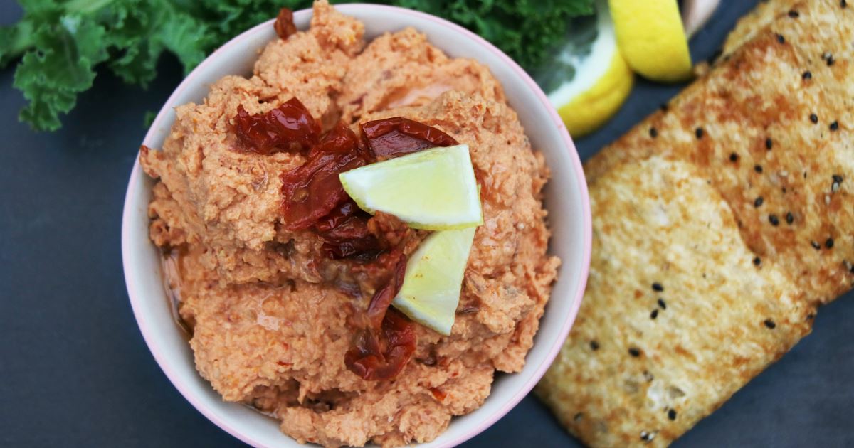 Sundried tomato hummus (Vegan & GF)