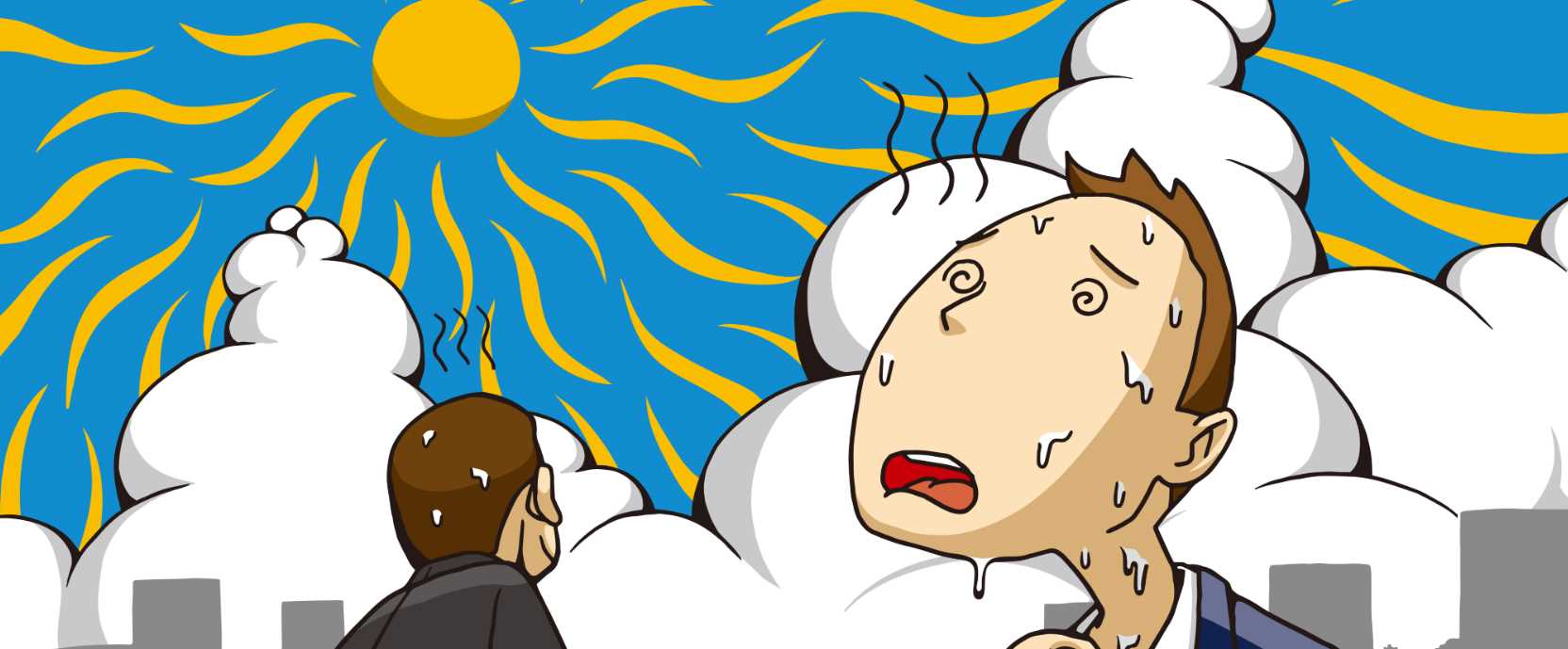 What are the signs of heat exhaustion?