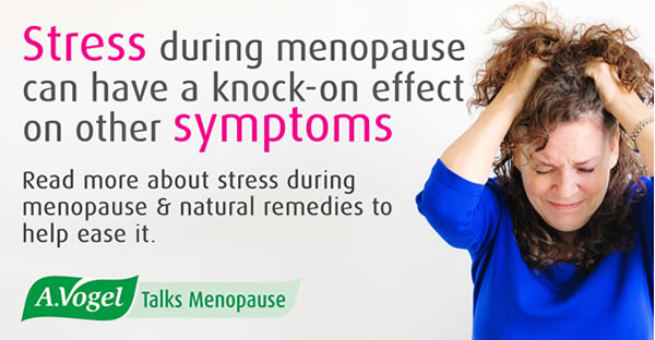 Stress and menopause – stress is a troublesome symptom which can have a knock-on of other menopause symptoms 
