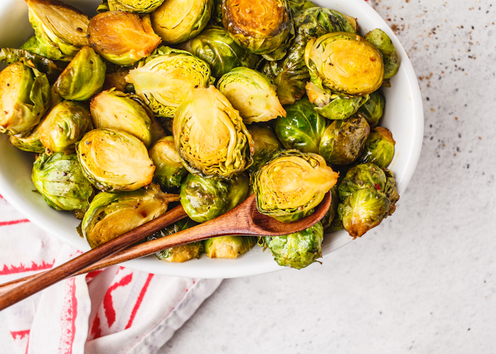 Garlic lemon & parmesan sprouts