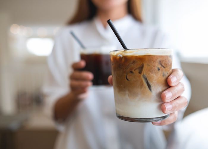 Caffeine-free, Bambu iced coffee